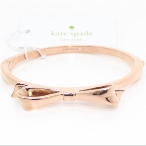 Kate Spade Rose Gold Bow Bracelet